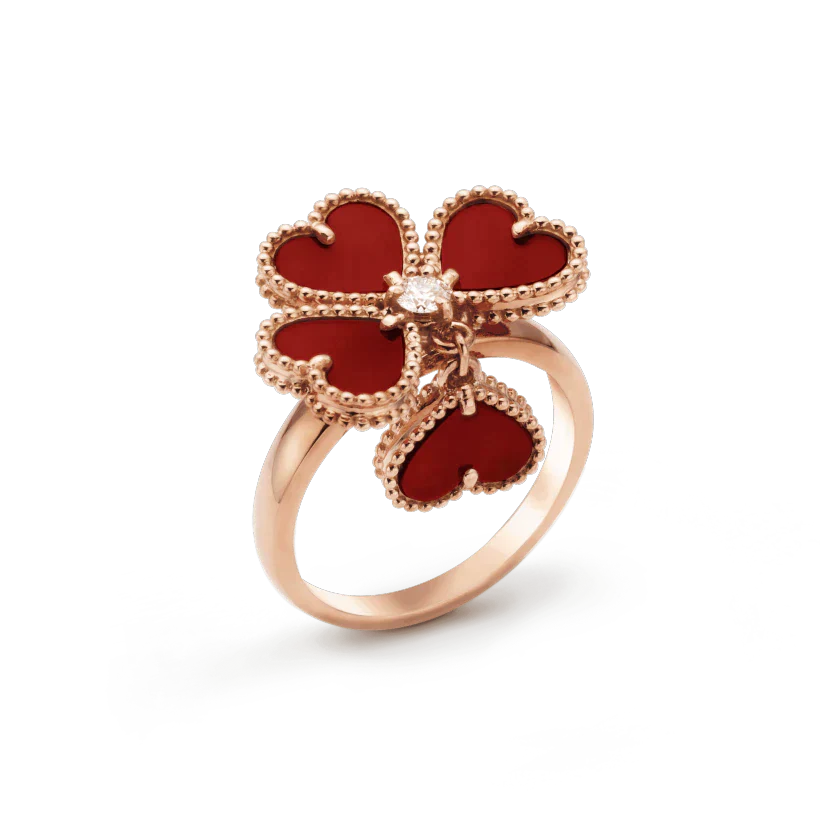 [Clover]SWEET CLOVER CARNELIAN RING