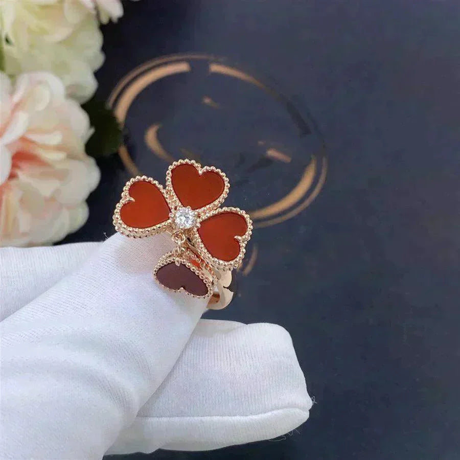 [Clover]SWEET CLOVER CARNELIAN RING