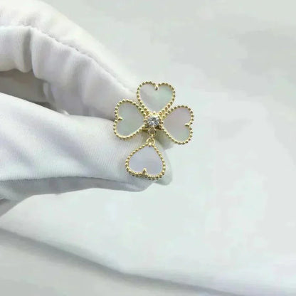 [Clover]SWEET CLOVER WHITE MOP RING