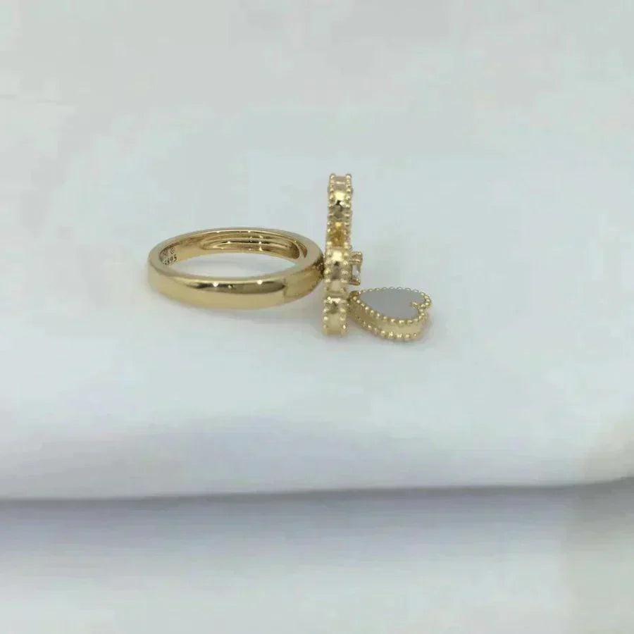 [Clover]SWEET CLOVER WHITE MOP RING