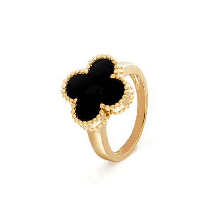 [Clover]CLOVER ONYX RING