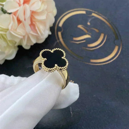 [Clover]CLOVER ONYX RING