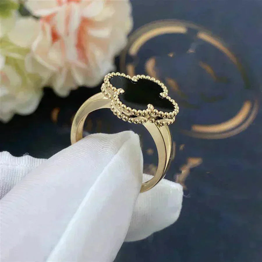 [Clover]CLOVER ONYX RING