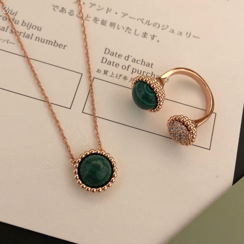 [Clover]PERLEE COULEURS DIAMOND ROSE GOLD BETWEEN THE FINGER RING