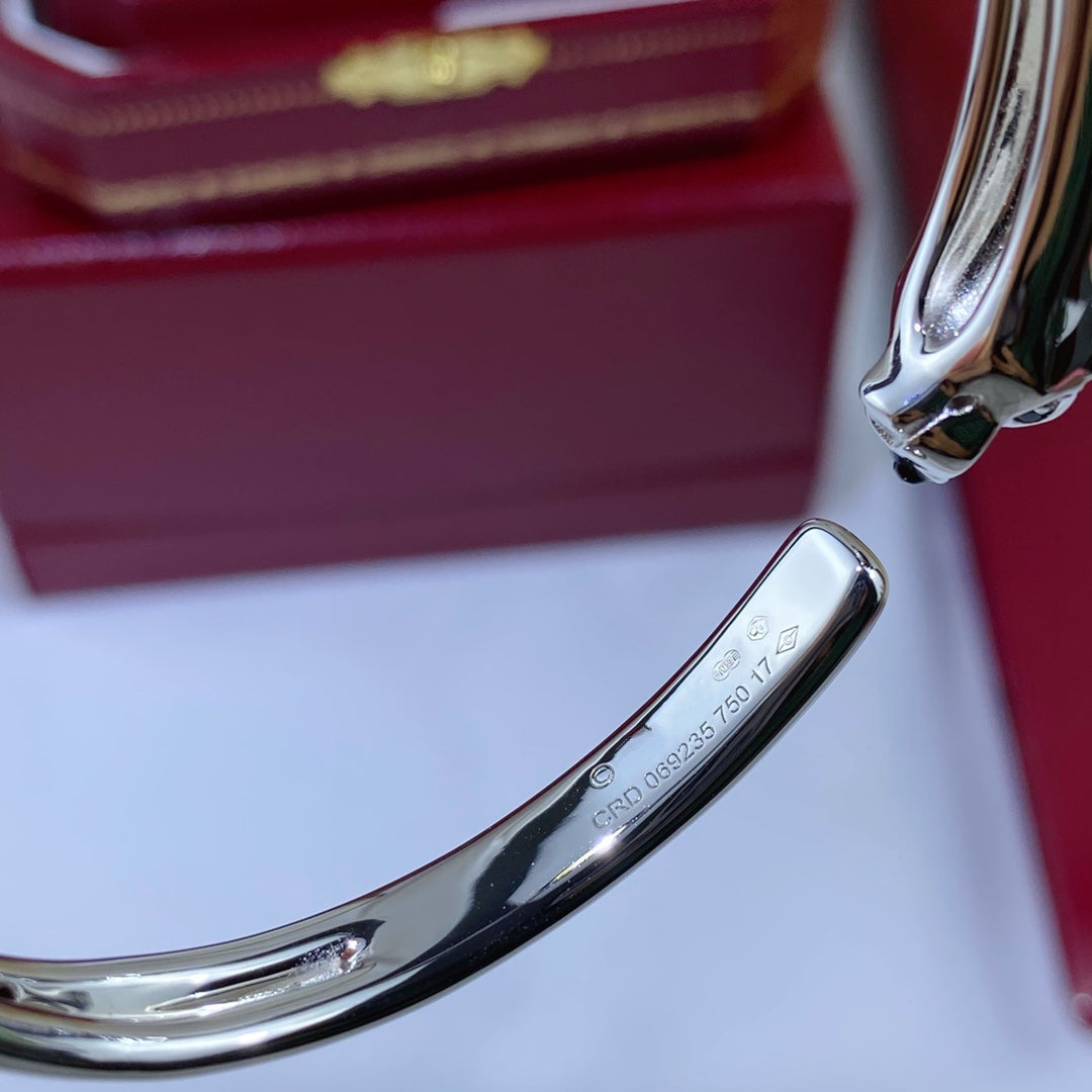 [Clover]PANTHERE SILVER OPEN BRACELET