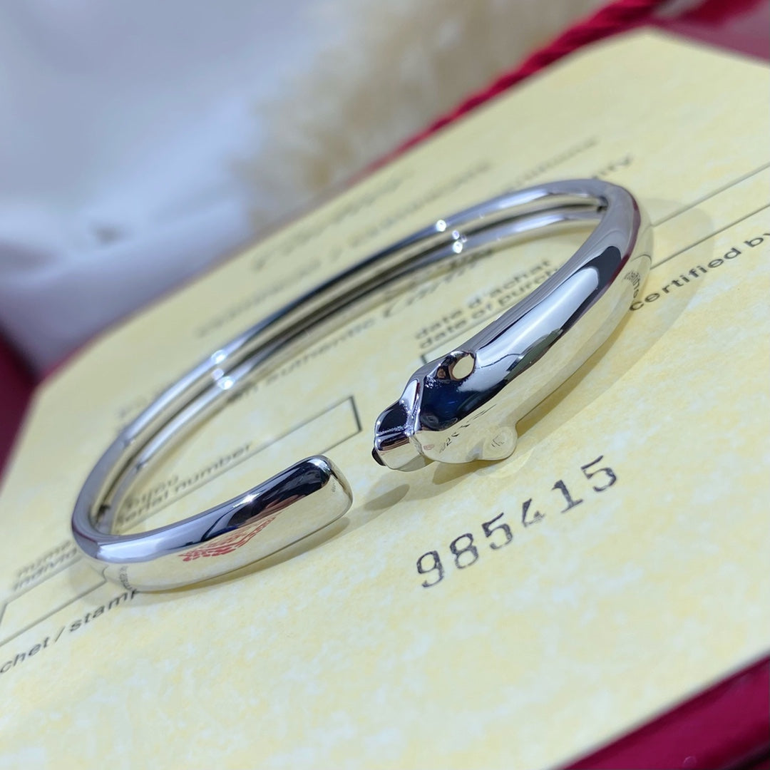 [Clover]PANTHERE SILVER OPEN BRACELET