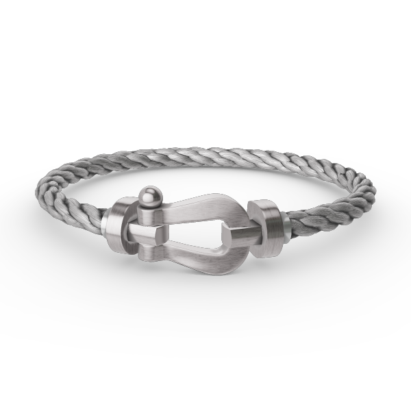 [Clover]FORCE LARGE HORSESHOE NO DIAMOND BRACELET SILVER