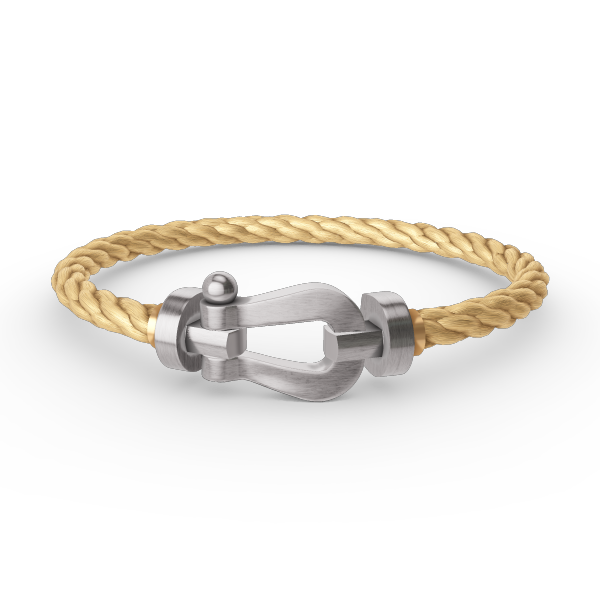[Clover]FORCE LARGE HORSESHOE NO DIAMOND BRACELET SILVER