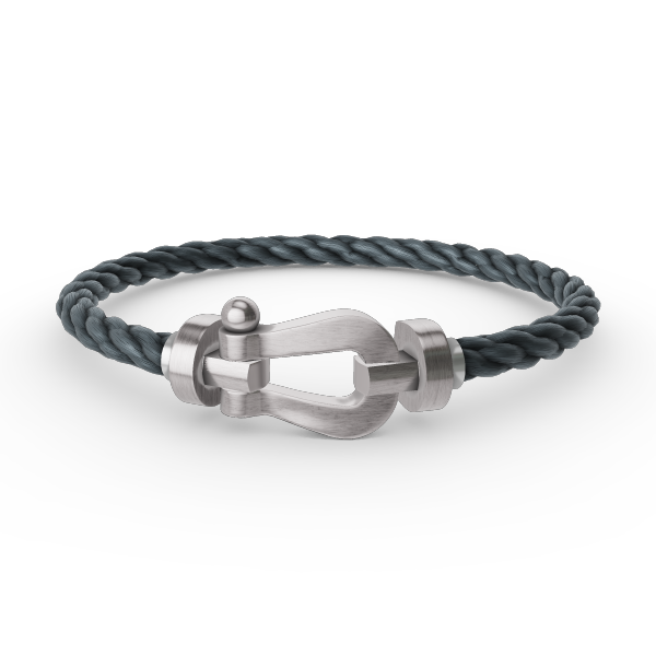 [Clover]FORCE LARGE HORSESHOE NO DIAMOND BRACELET SILVER