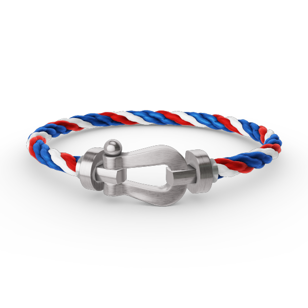 [Clover]FORCE LARGE HORSESHOE NO DIAMOND BRACELET SILVER