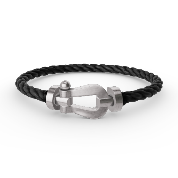 [Clover]FORCE LARGE HORSESHOE NO DIAMOND BRACELET SILVER