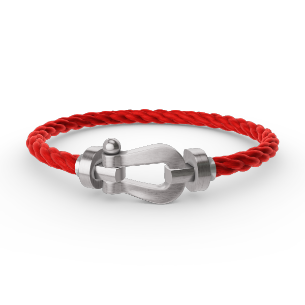 [Clover]FORCE LARGE HORSESHOE NO DIAMOND BRACELET SILVER