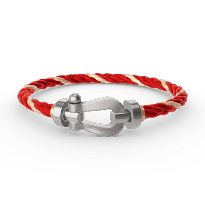 [Clover]FORCE LARGE HORSESHOE NO DIAMOND BRACELET SILVER