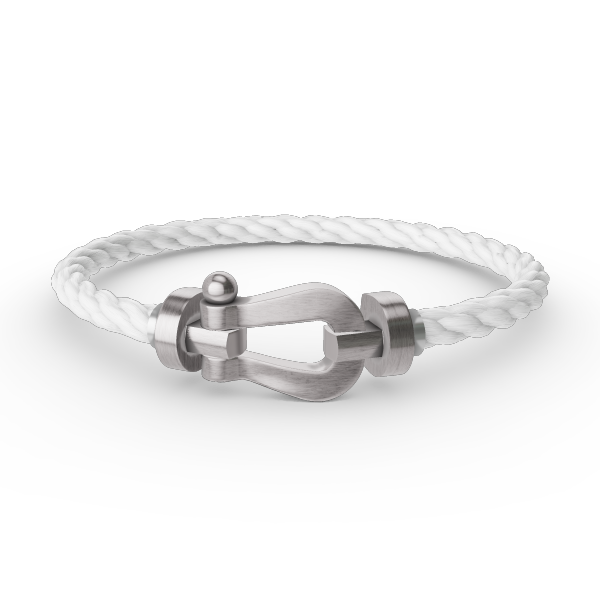 [Clover]FORCE LARGE HORSESHOE NO DIAMOND BRACELET SILVER