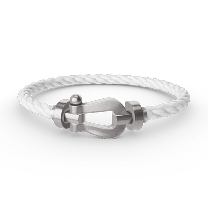 [Clover]FORCE LARGE HORSESHOE NO DIAMOND BRACELET SILVER