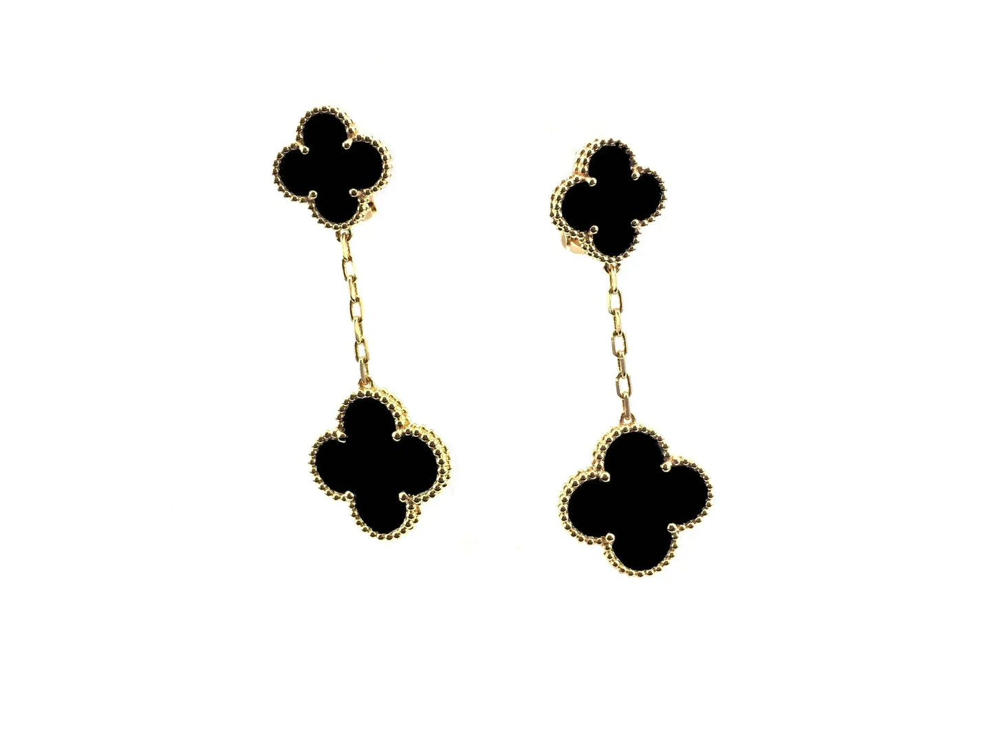 [Clover]CLOVER 2 MOTIFS  EARRINGS (MULTIPLE CHOICESC