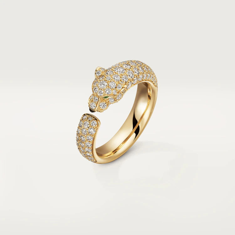 [Clover]PANTHERE PINK GOLD DIAMOND RING