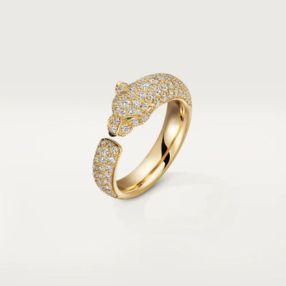 [Clover]PANTHERE PINK GOLD DIAMOND RING