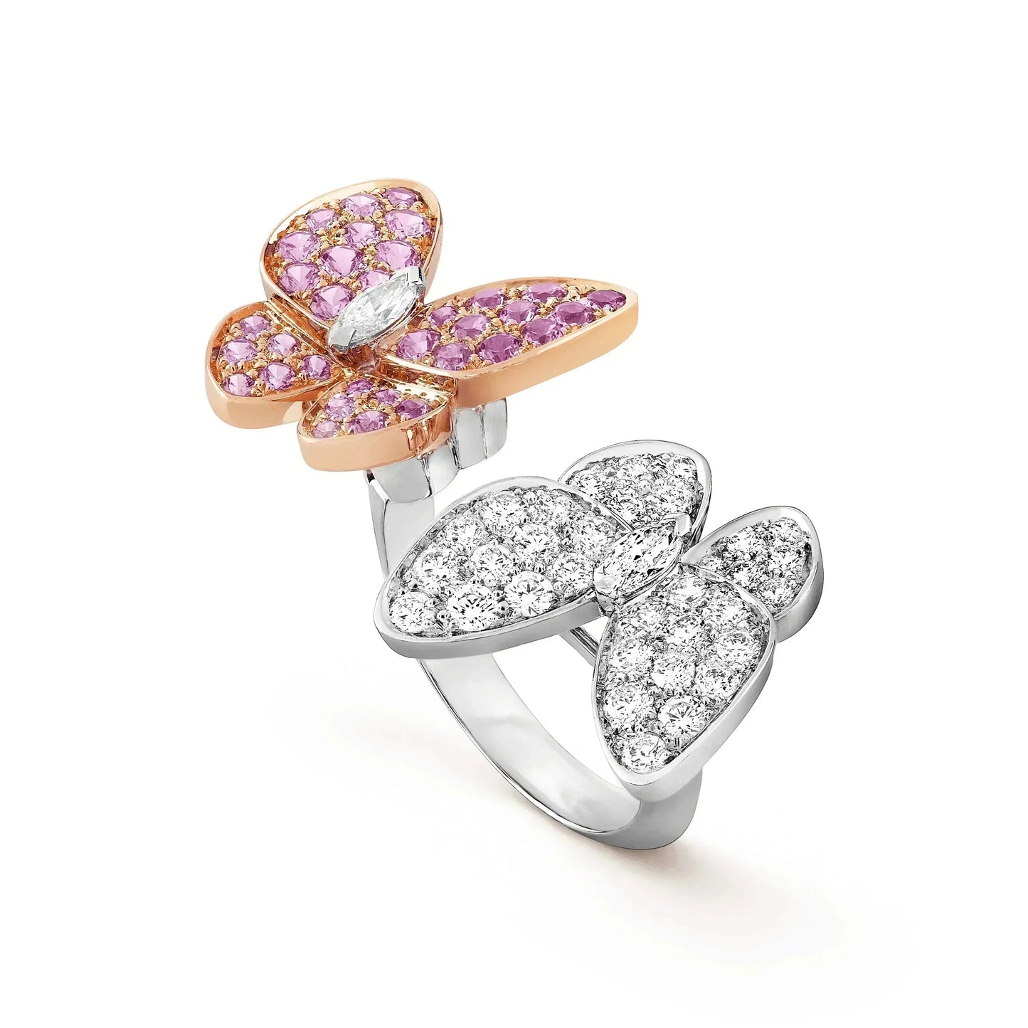 [Clover]TWIN BUTTERFLY DIAMOND RING