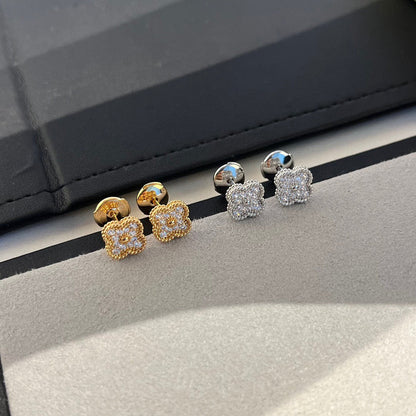 [Clover]CLOVER MINI DIAMOND STUD EARRINGS