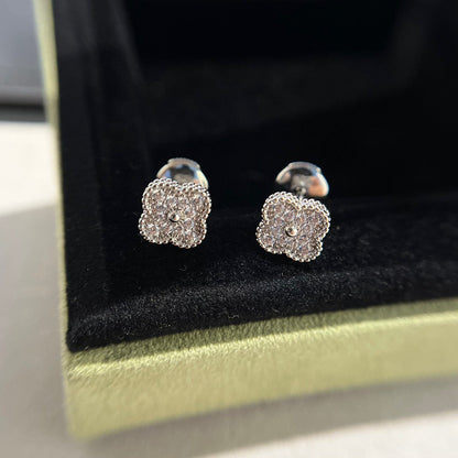 [Clover]CLOVER MINI DIAMOND STUD EARRINGS