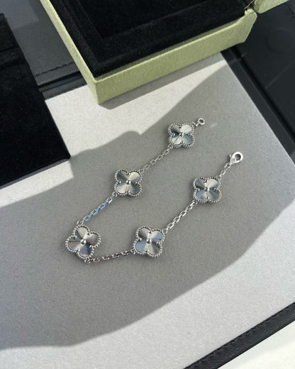 [Clover]CLOVER SILVER 5 MOTIFS BRACELET